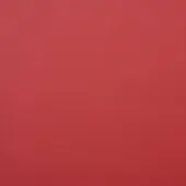 Red textured fabric sample with a uniform dot pattern and matte finish, appearing smooth and consistent in color and likely synthetic.
