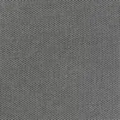 Gray woven fabric sample displaying a dense, textured surface with rounded nodes and darker threads, featuring a matte finish and product code.