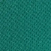 Teal green woven fabric displaying a dense, uniform texture with a subtle directional grain and slightly raised nubby surface quality.