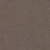Woven fabric sample, muted brown tone, consistent grid pattern with heathered texture, dense and durable appearance, neutral background.