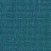 Teal woven fabric sample displaying a dense, textured surface with a small-scale repeating pattern and subtle tonal variations in the weave.