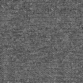 Flax fabric in grayscale tones displays a dense, granular texture with an intricate, tight weave and consistent speckled pattern.