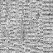 Black and white flax fabric texture with granular shapes, horizontal gradient, and mottled surface, resembling linen; lacividina Main Line Flax collection.