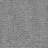 Grayscale flax fabric with dense, irregular weave and granular texture; close-up of mottled surface showing visible fibers and varying gray shades.
