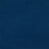 Blue fabric sample with a dense, uniform weave and matte finish, displaying a subtle vertical ribbing pattern and durable texture.