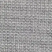 Gray woven fabric with heathered texture, displaying a dense grid pattern of small squares and rectangles, and a matte finish.