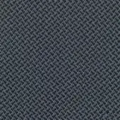 Woven fabric texture, cool gray-blue with darker gray threads, displaying a dense, repeating square pattern and uniform weave structure.