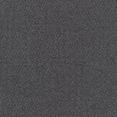 Medium-gray woven fabric texture with a dense, granular pattern and subtle sheen, displaying a uniform circular weave and textile identification.