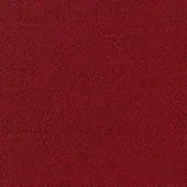 Red woven fabric with granular texture and subtle tonal variations, presented on a white background for material detail.