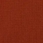 Terracotta woven fabric sample displaying a dense, textured grid pattern with a subtly bumpy, irregular surface and consistent weave.