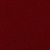 Red geometric fabric pattern with small squares and rectangles against a lighter red background, dense woven texture.