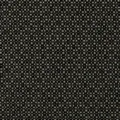 Woven fabric with a grid pattern of dark brown and light beige threads, displaying a dense, matte texture and regular weave structure.