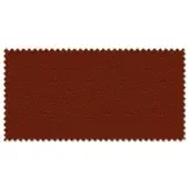 Reddish-brown fabric swatch with a raised diamond texture and zig-zagged edges, displaying a woven pattern and a label reading “lacividina”.