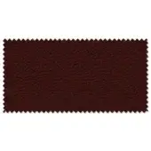 Brown geometric fabric swatch with a zig-zag edge, displaying a repeating diamond pattern and subtle embossed texture on a white background.