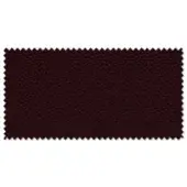 Burgundy fabric swatch with a textured diamond pattern and zig-zagged edge, displaying a woven, slightly nubby surface against a white backdrop.