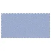Light blue fabric swatch with a diamond-grain texture and zig-zag edges, appearing as a matte synthetic leather alternative against a white backdrop.