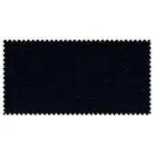 Black fabric swatch with zig-zag edges, dense woven texture, matte finish, identified as lacividina trend 3170 textile.