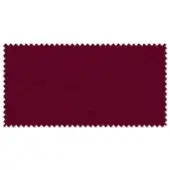 Burgundy fabric swatch with geometric weave, zig-zag edges, and a dense texture; label reads “lacividina fabrics fabric (c) trend 3175”.