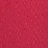 Red lacividina fabric with a dense, granular weave and subtle blue-purple threads, exhibiting a matte finish and textured surface.