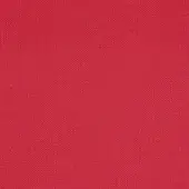 Red woven fabric texture, dense linen blend with matte finish, displaying uniform weave and subtle tonal variations, sample labeled F 2965 C0666.