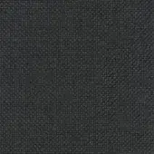 Dark gray woven fabric sample with a dense, textured surface and small grid pattern, appearing matte and slightly nubby.
