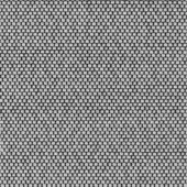 Woven metal mesh texture, grayscale color palette, uniform circular perforations in a grid, consistent pattern, manufactured fabric material.