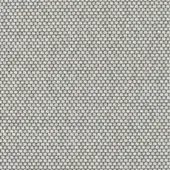 Gray woven fabric texture with circular pattern, horizontal rows, and subtle vertical shift; lacividina opera 01457.61 sample.