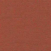 Woven textile, reddish-orange with dark gray grid, square pattern, lacividina Opera 01457.72 Clementine fabric, tight uniform weave.