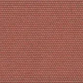 Lacividina 31 Opera fabric texture, guava terracotta with gray-blue threads, woven rectangular grid pattern, slightly raised surface.