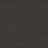 Woven fabric sample, dark brown with golden flecks, dense speckled texture; “Credo 01727.01 Earth” from lacividina’s 33 Credo collection.