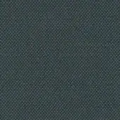 Lacividina 33 Credo fabric sample, muted teal woven texture with repeating circular pattern and gray dots, looped pile construction.