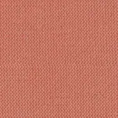 Textile fabric in muted grapefruit color with a dense, square weave and uniform nubby texture, presented in even studio lighting.