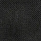 Charcoal gray floral fabric with repeating stylized blooms, exhibiting a looped texture and granular pattern, detailed tonal variations.