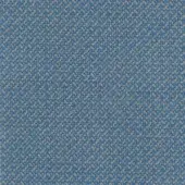Lacividina fabric texture, 34 Cleo Sky, dense blue weave with small gray dots, uniform nubby surface, studio lighting.