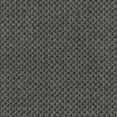 Woven fabric texture, “34 Cleo” lacividina collection, gray and brown herringbone pattern with mustard yellow linear threads, dense nubby weave.