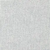 Perforated textile sample with a light beige background and dark gray circular pattern in a uniform grid, matte finish.