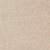 Woven fabric texture with repeating pale cream, coral-red, and pale green dots in a dense pattern, displaying a subtle sheen.