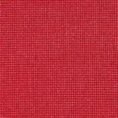 Red twill fabric sample with dense weave, matte finish, and subtle thread variations; lacividina fabrics 35 trio, b chew trio 307.