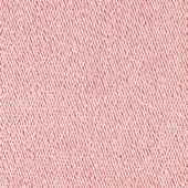 Coral-red fabric texture with repeating raised dots on off-white, diagonally oriented weave, matte finish, looped knit appearance.