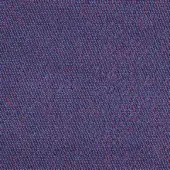 Blue woven fabric with red flecks, dense tight weave, granular texture, matte finish, studio shot close-up, durable material.