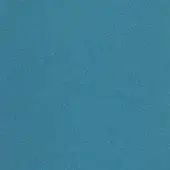 Teal fabric swatch with a fine granular texture, solid color, and muted tone, presented in a studio setting for textile detail display.