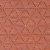 Blush quilted textile with repeating diamond pattern, featuring fine raised stitching and a subtle heathered texture, light gray contrast.