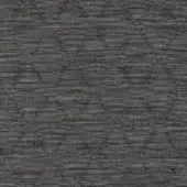 Woven fabric sample, muted gray, repeating triangular pattern with raised texture; lacividina 41 triangle chalk design.