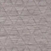 Gray quilted fabric with diamond pattern, raised texture from stitching, dense weave; Lacividina “41 triangle” fabric (special) textile.
