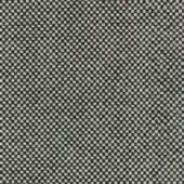 Dark gray and off-white checked fabric sample with a dense weave, displaying horizontal and vertical threads and a textured, slightly irregular surface.