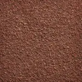 Reddish-brown fabric texture, “22 Orsetto” collection, displays a dense, granular surface with irregular bumps and subtle tonal variations.
