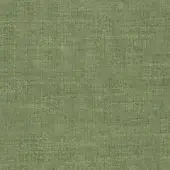 Olive-green woven fabric sample with a dense, matte finish and grid pattern; slight texture irregularities and tonal variations visible.
