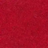 Dense looped pile fabric, saturated red color, uniform texture with granular quality and consistent tone throughout the composition.