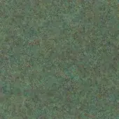 Textured teal-green surface with chaotic interwoven threads of red, yellow, orange, brown, and blue, creating a dense, felt-like organic pattern.
