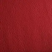 Red full-grain leather texture sample displaying a granular pattern, matte finish, and consistent deep red tone; identified as “46 Imperial 0775”.